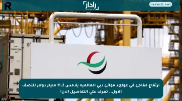 ارتفاع مفاجئ في عوائد موانئ دبي العالمية يلامس 11.2 مليار دولار للنصف الأول.. تعرف على التفاصيل الآن!